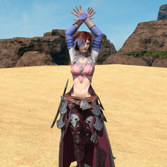 A dance in the desert.